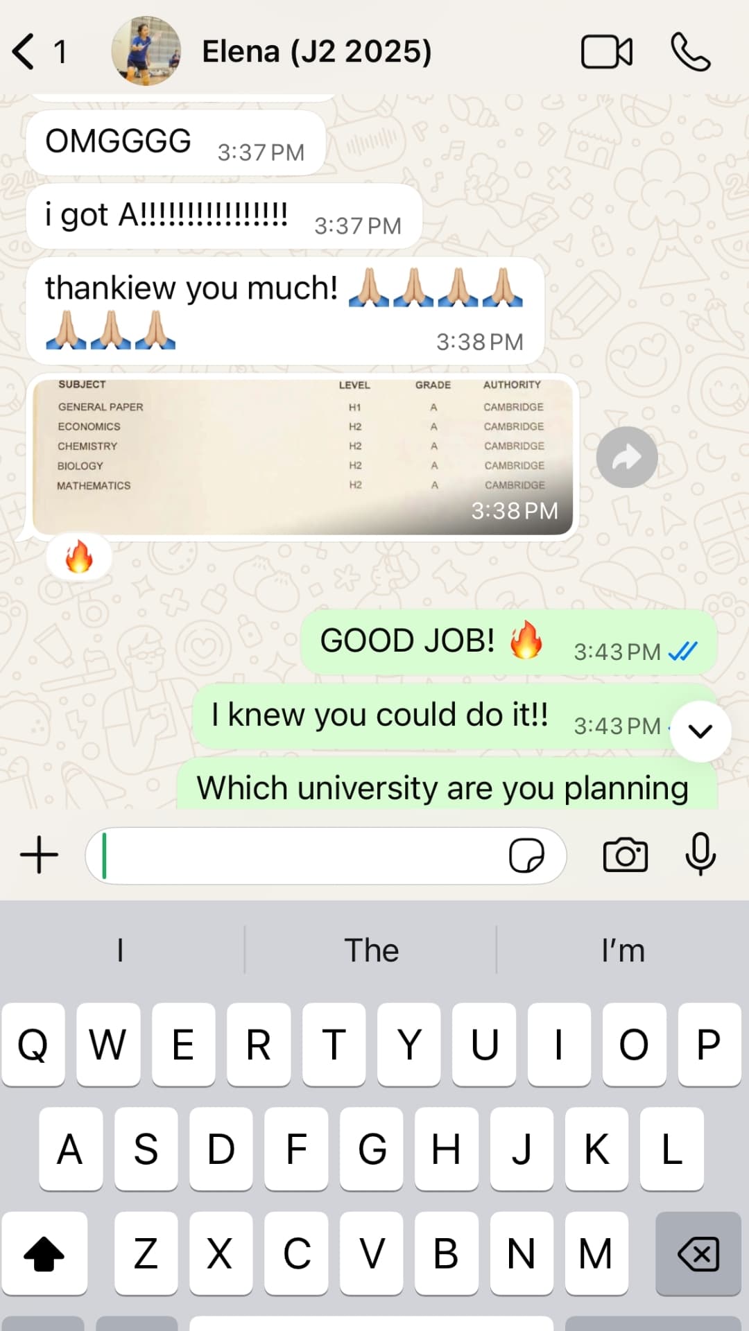 Zespa Learning student result proof 13